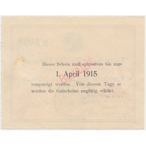 Świecie (Schwetz), 50 fenigów 1914 - egzemplarz z nadwyżki