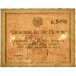 Świecie (Schwetz), 50 fenigów 1914 - egzemplarz z nadwyżki