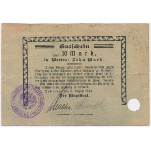 Łobżenica (Lobsen), 10 Mark 1914