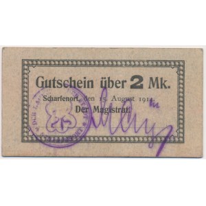 Ostroróg (Scharfenort), 2 marki 1914 - skasowany