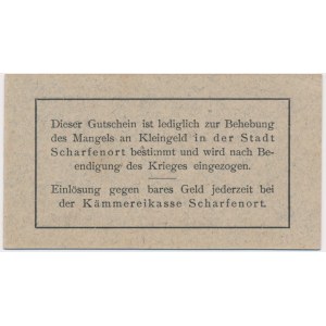 Ostroróg (Scharfenort), 1 marka 1914 - niekasowany