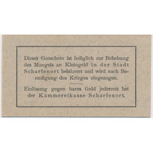 Ostroróg (Scharfenort), 1 marka 1914 - niekasowany