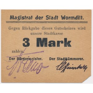 Orneta (Wormditt), 3 Mark 1914