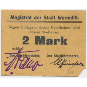 Orneta (Wormditt), 2 marks 1914