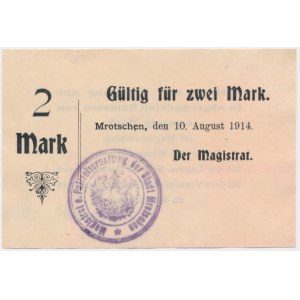 Mrocza (Mrotschen), 2 Mark 1914 - leer