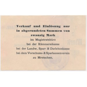 Mrocza (Mrotschen), 1/2 marki 1914 - blankiet