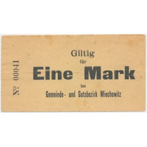 Miechowice (Miechowitz), 1 Mark 1914 - nicht aufgeführte Unterschriften