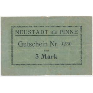 Lwówek (Neustadt bei Pinne), 3 marki 1914 - niekasowany