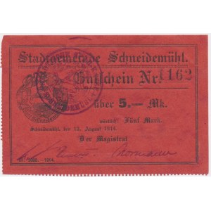 Piła (Schneidemuhl), 5 marek 1914 - druk III