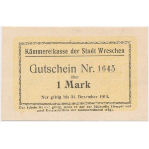 Września (Wreschen), 1 marka 1914