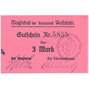 Wolsztyn (Wollstein), 3 marks 1914