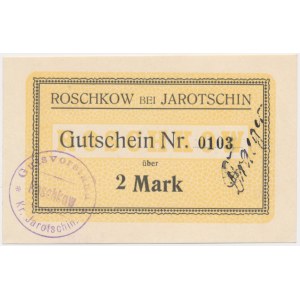 Roszków (Roschkow bei Jaratschin), 2 marki 1914