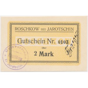 Roszków (Roschkow bei Jaratschin), 2 Mark 1914