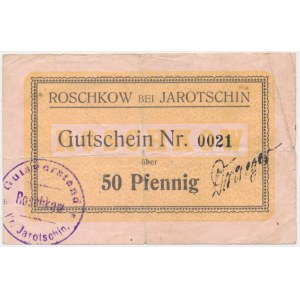 Roszków (Roschkow bei Jaratschin), 50 fenig 1914