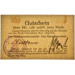 Praputy (Riesenburg), 1 mark 1914 - handwritten signature