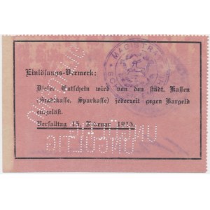 Piła (Schneidemuhl), 1 marka 1914 - druk III - skasowany
