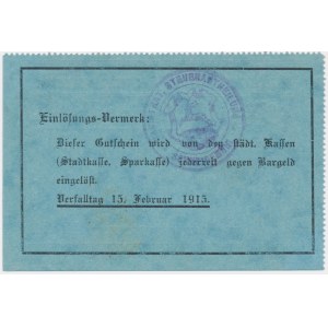 Piła (Schneidemuhl), 2.5 marki 1914 - druk III