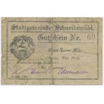 Saw (Schneidemuhl), 1 mark 1914 - print III - low number