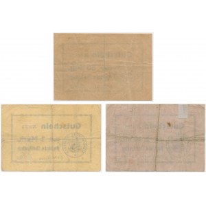 Rawicz (Rawitsch), 50 fenigów - 2 marki 1914 (3 szt.)