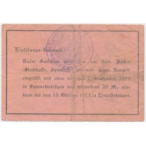 Piła (Schneidemuhl), 5 marek 1914 - Druk I