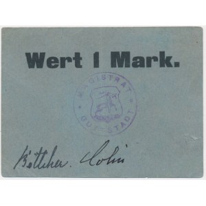 Good City (Guttstadt), 1 mark 1914 - green carton