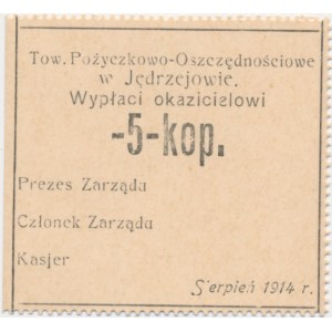 Jedrzejow, 5 kopecks 1914 - unlisted