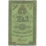 1 gold 1831 - Lubienskiy - thin paper - RARE