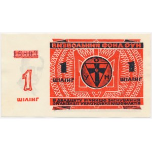 Ukraine, talon of 1 Schilling 1949