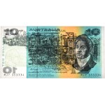 Australia, 10 dolarów (1974-91) - ładny numer seryjny