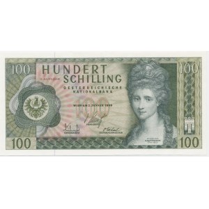 Austria, 100 Schilling 1969