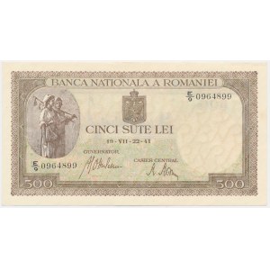Rumunia, 500 lei 1940-43