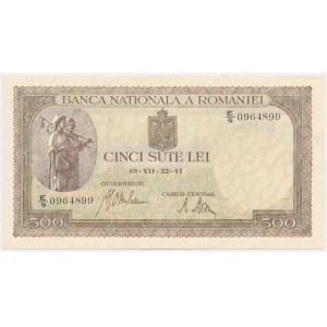 Romania, 500 Lei 1940-43