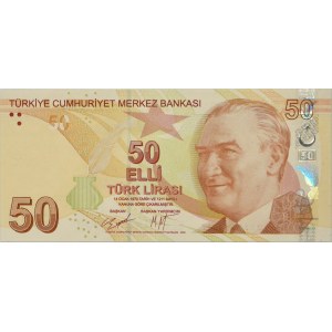Turcja, 50 lir 2009 (2013)