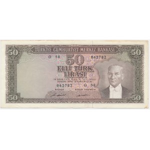 Türkei, 50 Lira 1970