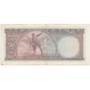 Turkey, 50 Lira 1970