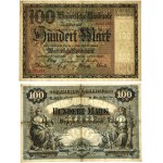 Deutschland, München, Satz von 100 Mark 1900-22 (2 Stück).