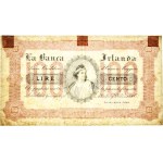 Wielka Brytania, Bradbury, banknot reklamowy 100 lirów 1870 - WZÓR -