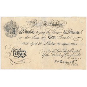 Vereinigtes Königreich, £10 1938 - Operation Bernhard