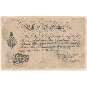 Great Britain, Bill of Exchange, 5 Pounds