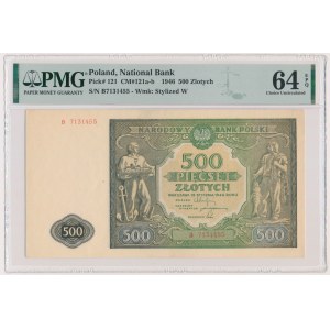 500 Gold 1946 - B - PMG 64 EPQ