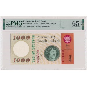 1.000 złotych 1965 - R - PMG 65 EPQ