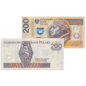 200 złotych 1994 - AN - DESTRUKT