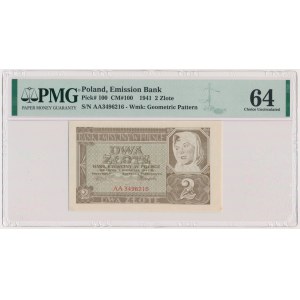 2 gold 1941 - AA - PMG 64