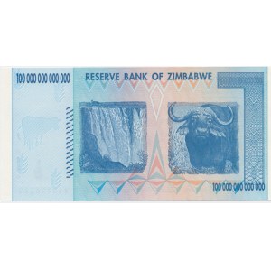 Zimbabwe, 100 trillion Dollars 2008 - AA -