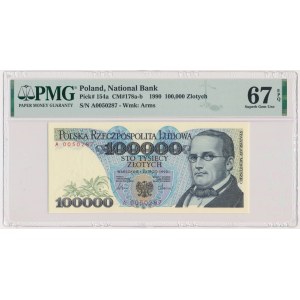 100,000 PLN 1990 - A - PMG 67 EPQ