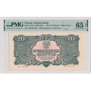 20 gold 1944 ...owe - Av - PMG 65 EPQ