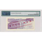 100.000 złotych 1993 - WZÓR - A 0000000 - No.0374 - PMG 67 EPQ