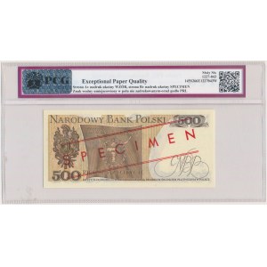 500 złotych 1979 - WZÓR - AZ 0000000 - No.0237 - PCG 66 EPQ