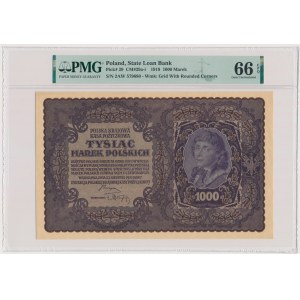 1.000 marek 1919 - II Serja AW - PMG 66 EPQ