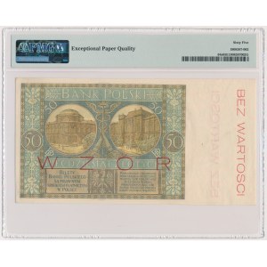 50 złotych 1925 - WZÓR - Ser.A - PMG 65 EPQ